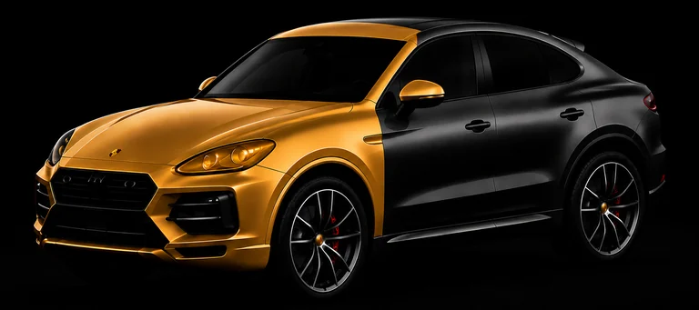 Оклейка зон риска для Porsche Macan